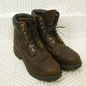 Timberland Dark Brown Leather 6" Work boot 8